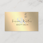 美しいサロン顔抽象芸術女性ミニマモダンリズム 名刺 (正面)