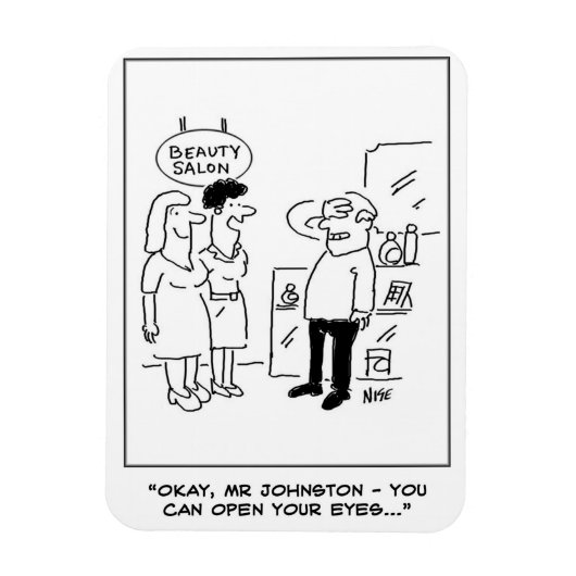 美しいサロン驚き マグネット (縦)