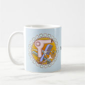 美しいサロン魔法 コーヒーマグカップ (左)