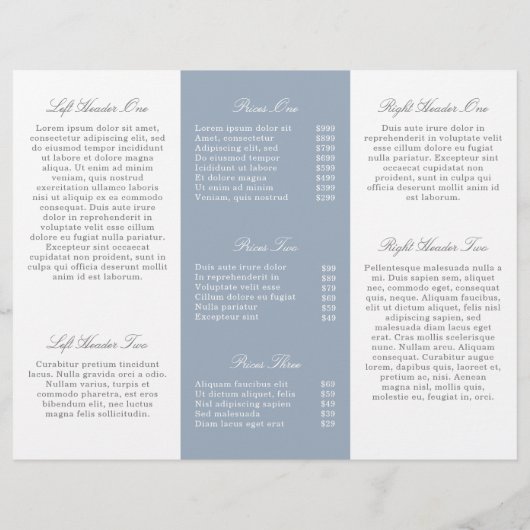 美しいサロン3折パンフレットエレガントフローラ (裏面)