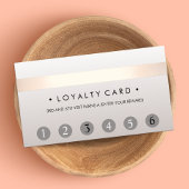 美しいサロン6パンチカスタマーロイヤリティカード ロイヤリティカード