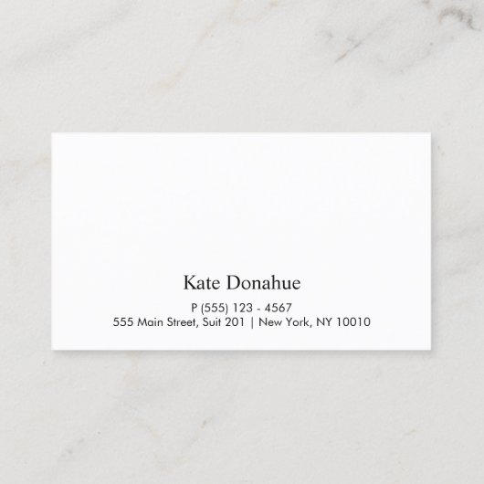 美しいサロン6パンチカスタマーロイヤリティカード ロイヤリティカード (裏面)