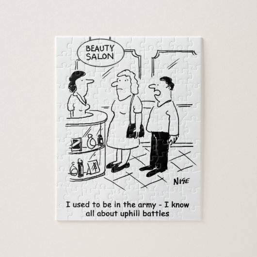 美しいサロン&アップヒルバトル ジグソーパズル (縦)