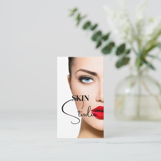 美しいサロン、エステティシャン、医療美学 名刺 (スタンド正面)