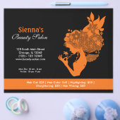 美しいサロン（オレンジ） チラシ (シングル)