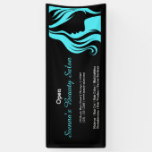 美しいサロン(ターコイズ) 横断幕 (縦)