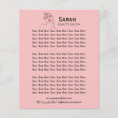 美しいサロン チラシ (正面)