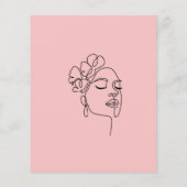 美しいサロン チラシ (裏面)