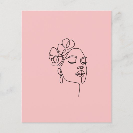 美しいサロン チラシ (裏面)