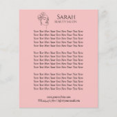 美しいサロン チラシ (正面)