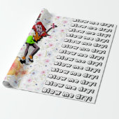 美しいサロン、バーバーショップラッピング紙吹製品 ラッピングペーパー (アンロールド)