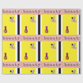 美しいサロン、バーバーショップラッピング紙 ラッピングペーパー (フラット)