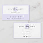 美しいサロン/ファッションデザカスタムイナのロゴ- ロイヤリティカード (正面/裏面)