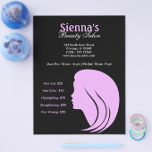 美しいサロン(プラム) チラシ (シングル)