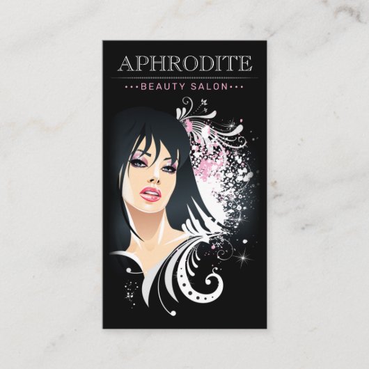 美しいサロン |ヘルスケア 名刺 (正面)