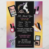 美しいサロン – ボーティシャンとスパフライヤー チラシ (正面)