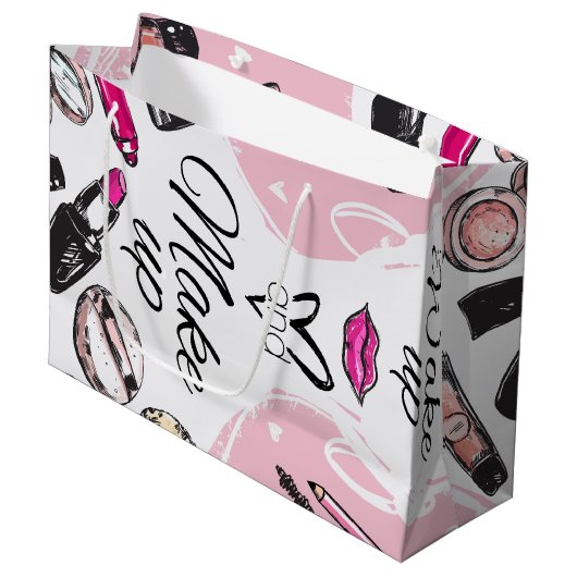 美しいサロン ラージペーパーバッグ (正面アングル)