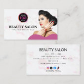 美しいサロン 名刺 (正面/裏面)