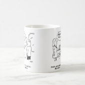 美しいサロン – 夫はギャンブルの価値があると言う コーヒーマグカップ (中央)