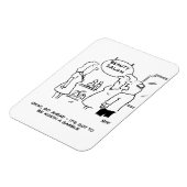 美しいサロン – 夫はギャンブルの価値があると言う マグネット (左側)