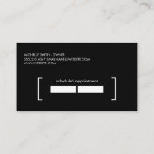 美しいサロン/小/アポイントメント 予約カード (裏面)