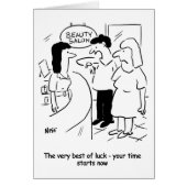 美しいサロン – 時計に対して！おもしろい誕生日 (正面)