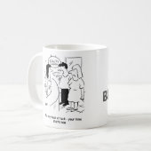 美しいサロン – 時間が始まる…今! コーヒーマグカップ (正面左)