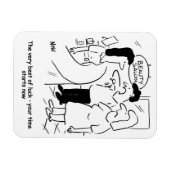 美しいサロン – 時間が始まる…今！ マグネット (横)