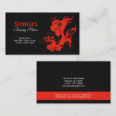 美しいサロン（火れんが） 名刺 (正面/裏面)