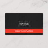 美しいサロン（火れんが） 名刺 (裏面)