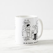 美しいサロン – 目を開く時間 コーヒーマグカップ (正面右)