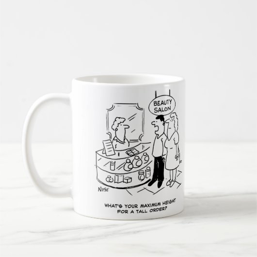 美しいサロン – 高注文の最大高さ コーヒーマグカップ (左)