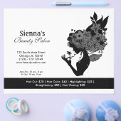 美しいサロン(黒) チラシ (シングル)