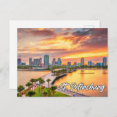 美しいサンクトペテルブルク,フロリダ,統一された州 ポストカード (正面/裏面)