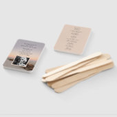 美しいサンセットの追悼プログラム ハンドファン (組立なし)