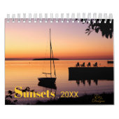 美しいサンセットカレンダー カレンダー (カバー)
