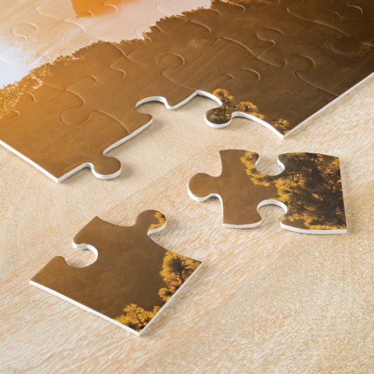 美しいサンセットコーストイタリアンジグソーパズル ジグソーパズル (側面)