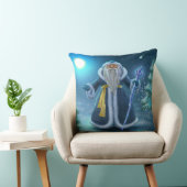 美しいサンタのクリスマスピロー – 後ろを見る クッション (椅子)