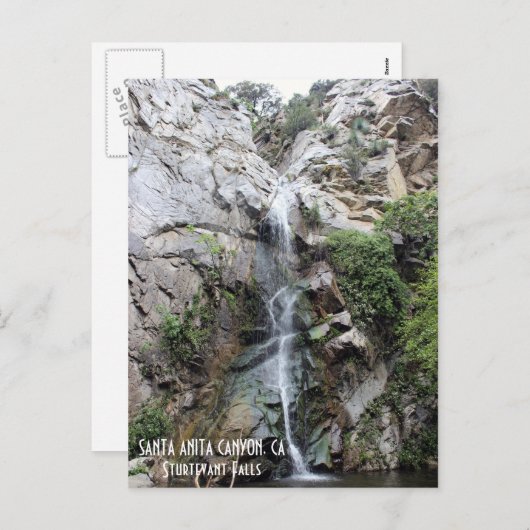 美しいサンタアニタキャニオン葉書！ シーズンポストカード (正面/裏面)