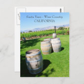 美しいサンタ・イネス葉書! ポストカード (正面/裏面)