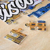 美しいサンフランシスコ，カリフォルニア州，アメリカ ジグソーパズル (側面)