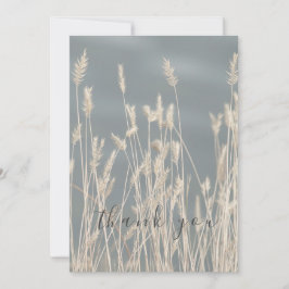 美しいサンブリーチグラスブルースカイありがとう サンキューカード