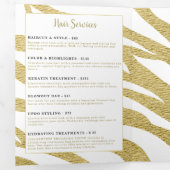 美しいサービスカタログ 三つ折りカード (内部最初)