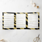 美しいサービスカタログ 三つ折りカード (内部)