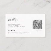 美しいサービス名刺 名刺 (裏面)