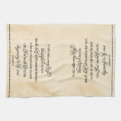 美しいザッククロス キッチンタオル (横)