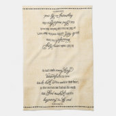 美しいザッククロス キッチンタオル (縦)