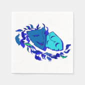 美しいシアターマスク スタンダードカクテルナプキン (正面)