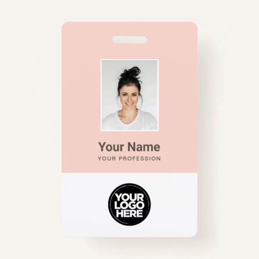 美しいシックなゴールデンアワーピフェミニンンク名 バッジ (正面)