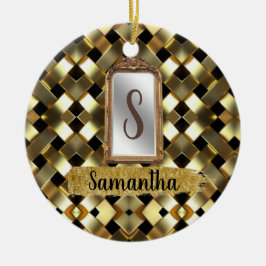 美しいシックガーリー鏡エレガントデイギフト セラミックオーナメント